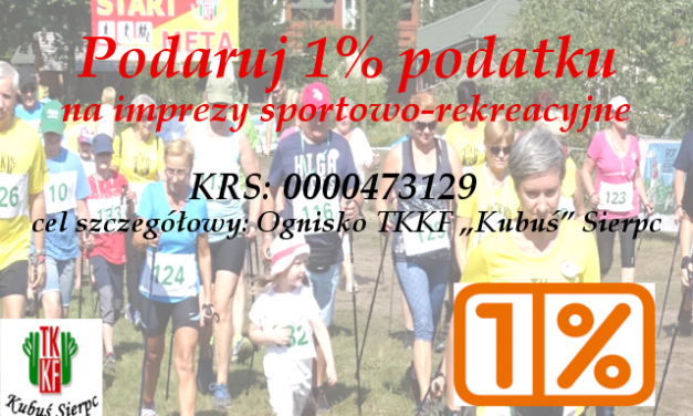 1% na Ognisko TKKF „Kubuś” Sierpc