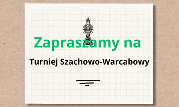 Zapraszamy na turniej szachowo-warcabowy