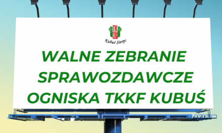 Zapraszamy na walne zebranie sprawozdawcze